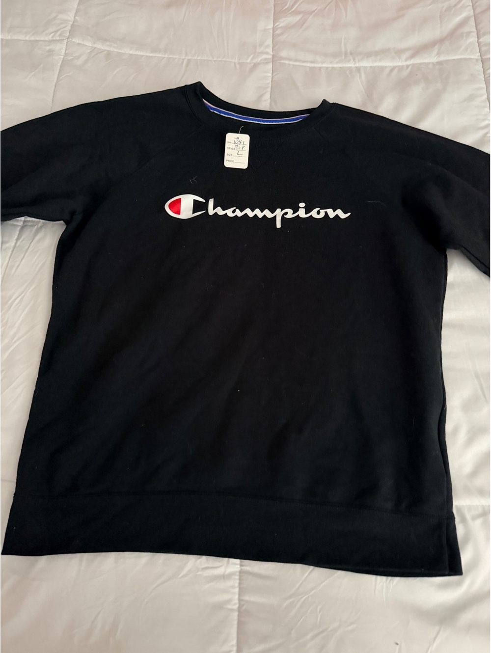 Champion Authentic Athleticwear Black Crewneck Sweatshirt, 2